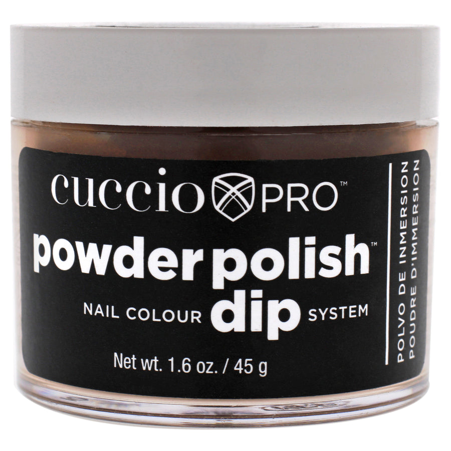 Cuccio Colour Pro Powder Polish Nail Colour Dip System - Caramel Kisses Nail Powder 1.6 oz Image 1