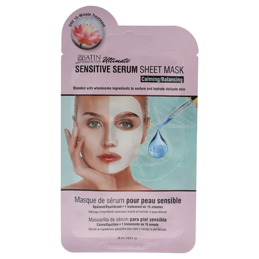 Satin Smooth Sensitive Serum Sheet Mask 0.84 oz Image 1