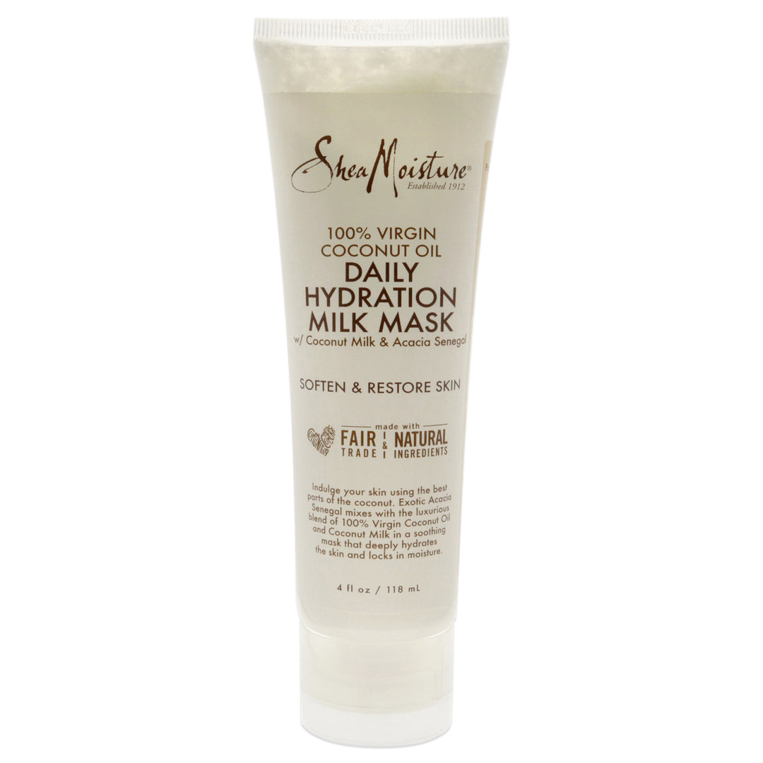 Shea Moisture 100% Virgin Coconut Oil Daily Hydration Milk Mask 4 oz Image 1