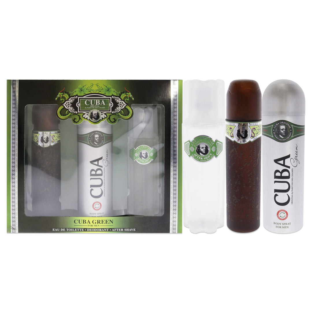 Cuba Green 3 Pc Gift Set 3 Pc Gift Set Image 1