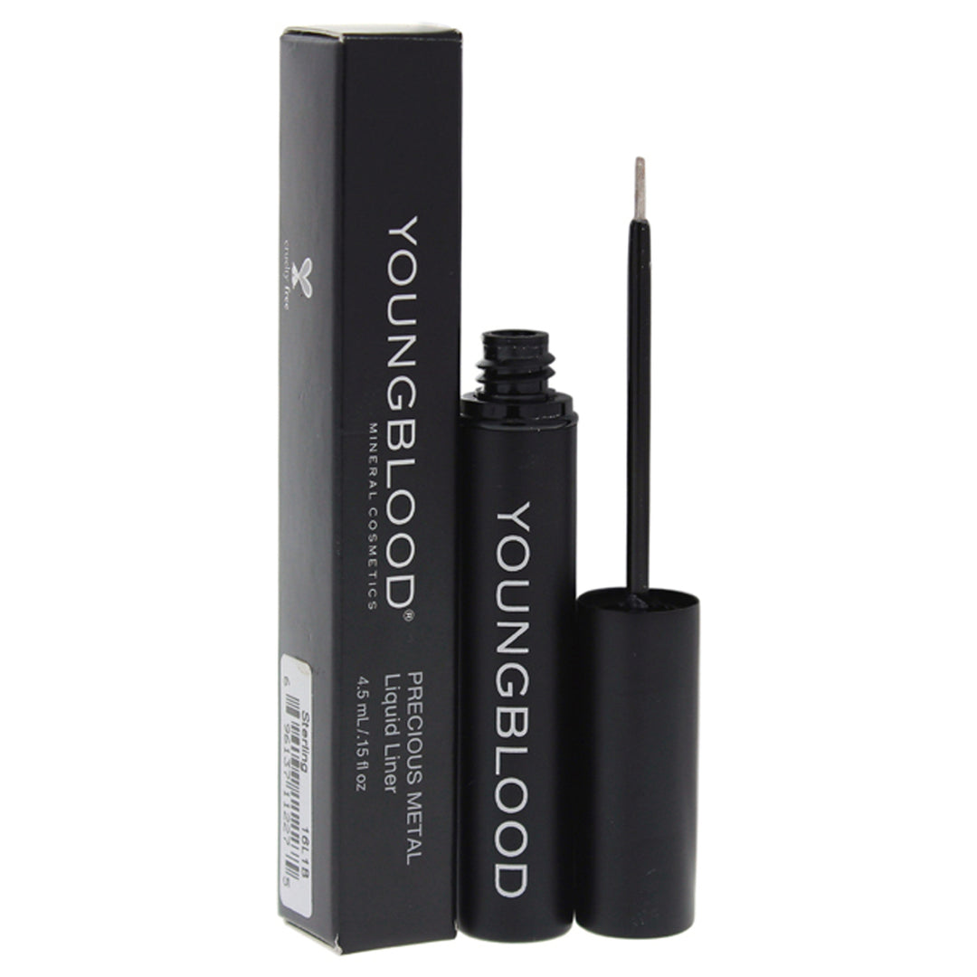 Youngblood Women COSMETIC Precious Metal Liquid Liner - Sterling 0.15 oz Image 1