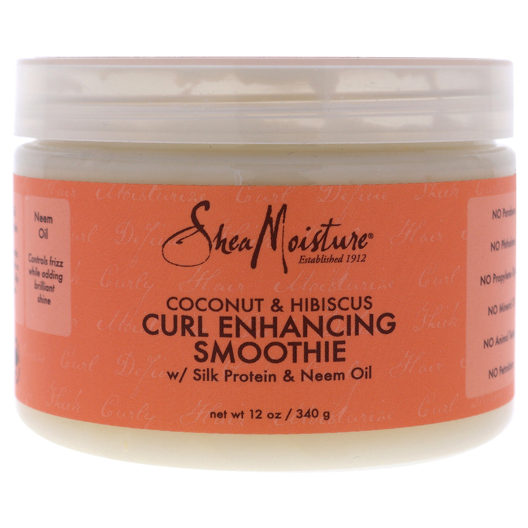 Shea Moisture Coconut Hibiscus Curl Enhancing Smoothie Cream 12 oz Image 1