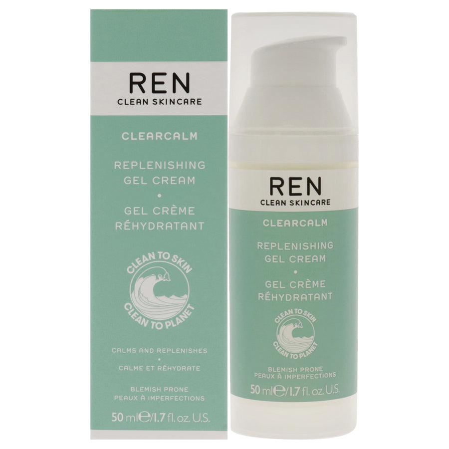 Ren Women SKINCARE Clearcalm Replenishing Gel Cream 1.7 oz Image 1