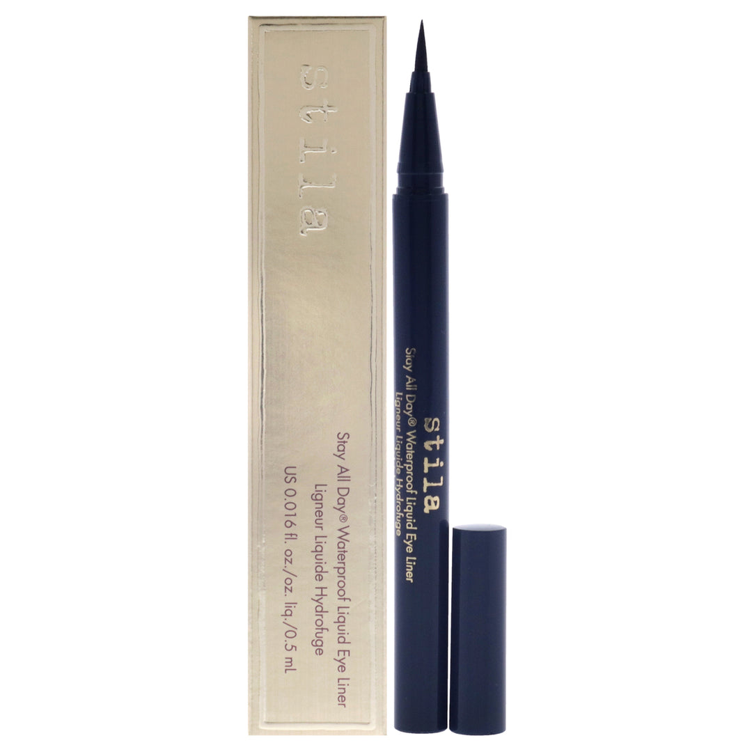 Stila Stay All Day Waterproof Liquid Eye Liner - Midnight Eyeliner 0.016 oz Image 1