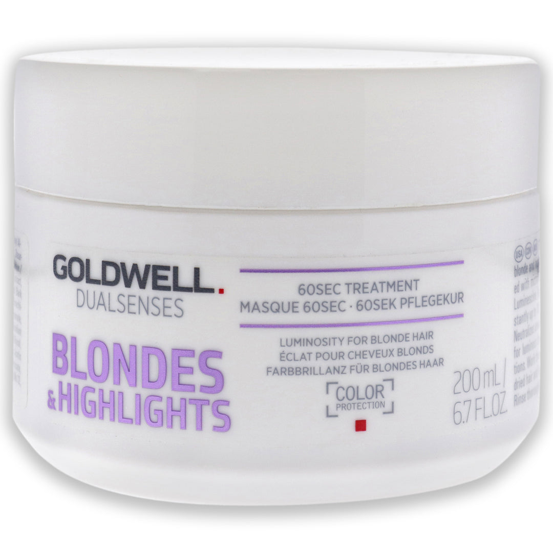 Goldwell Unisex HAIRCARE Dualsenses Blondes Highlights 60 Sec Treatment 6.7 oz Image 1