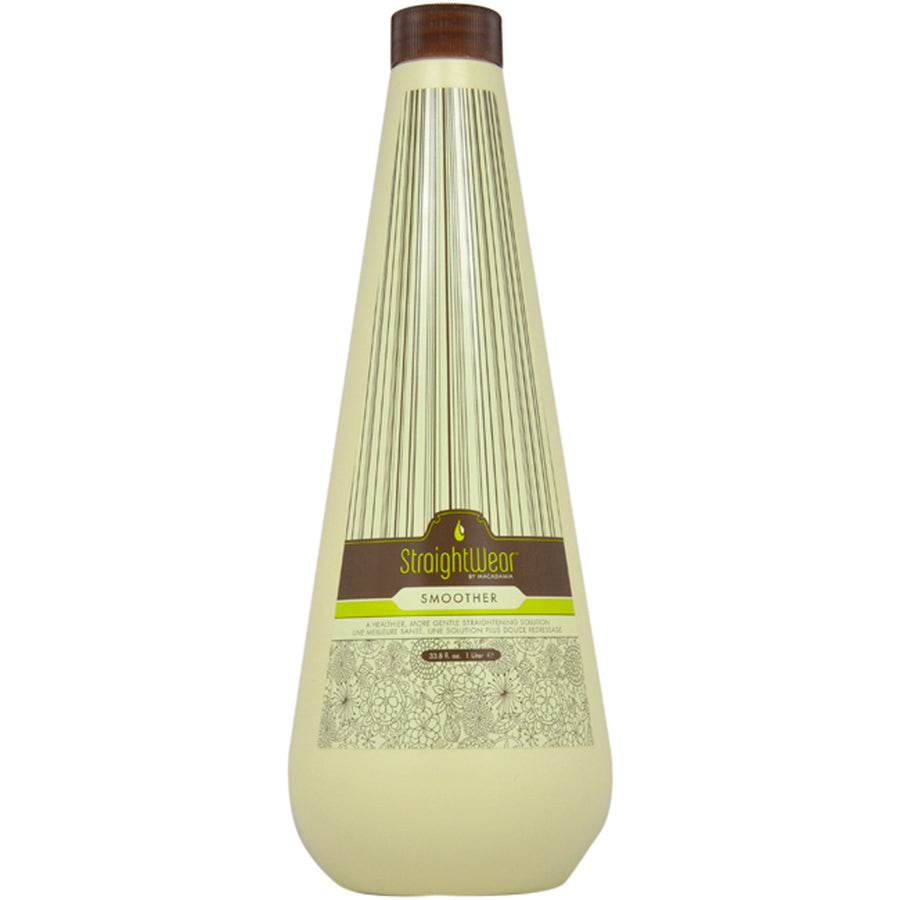 Macadamia Oil Natural Oil Straightwear Smoother Straightening Solution Smoother 33.8 oz Image 1