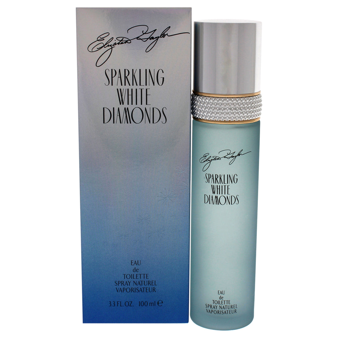 Elizabeth Taylor Women RETAIL Sparkling White Diamonds 3.3 oz Image 1