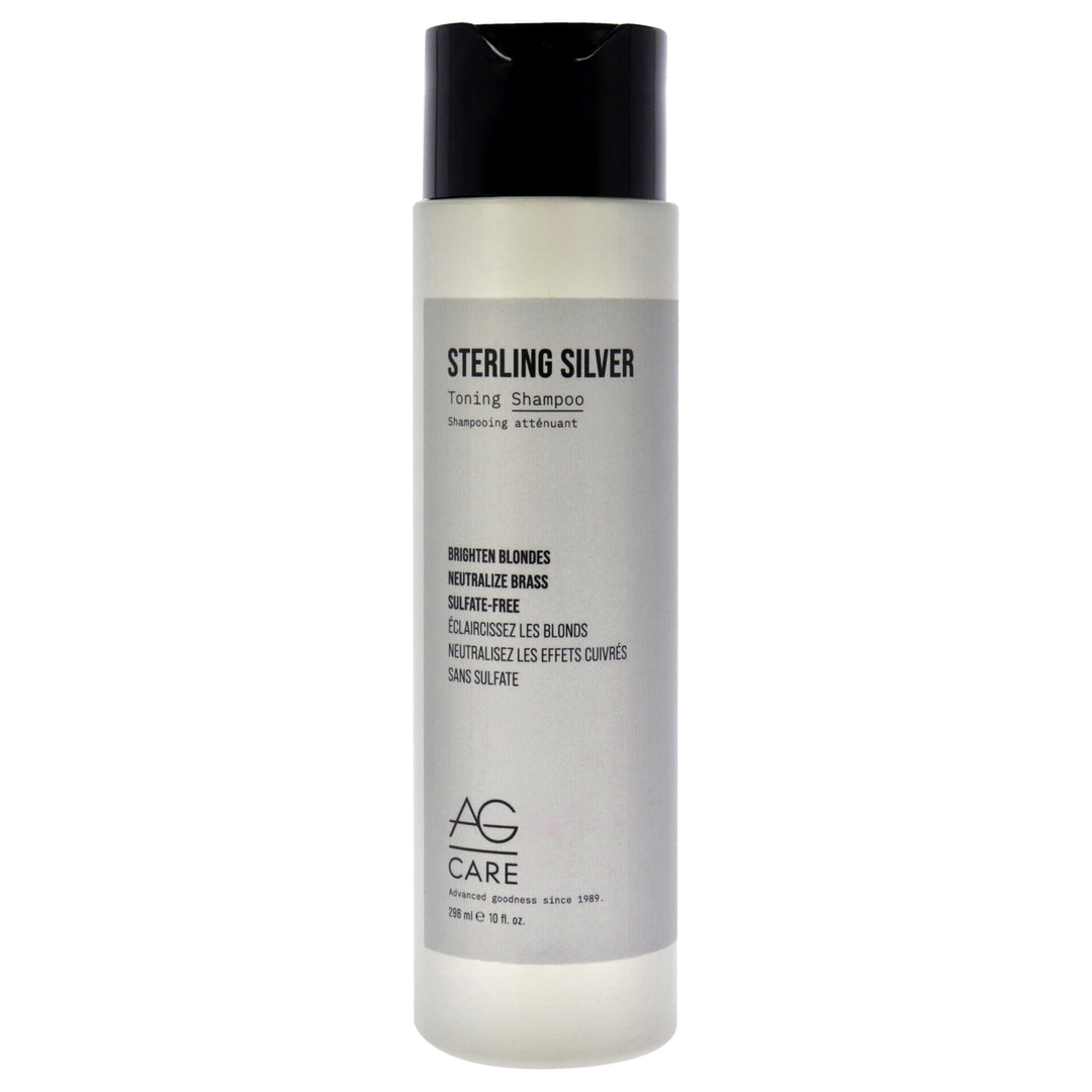 AG Hair Cosmetics Sterling Silver Toning Shampoo 10 oz Image 1