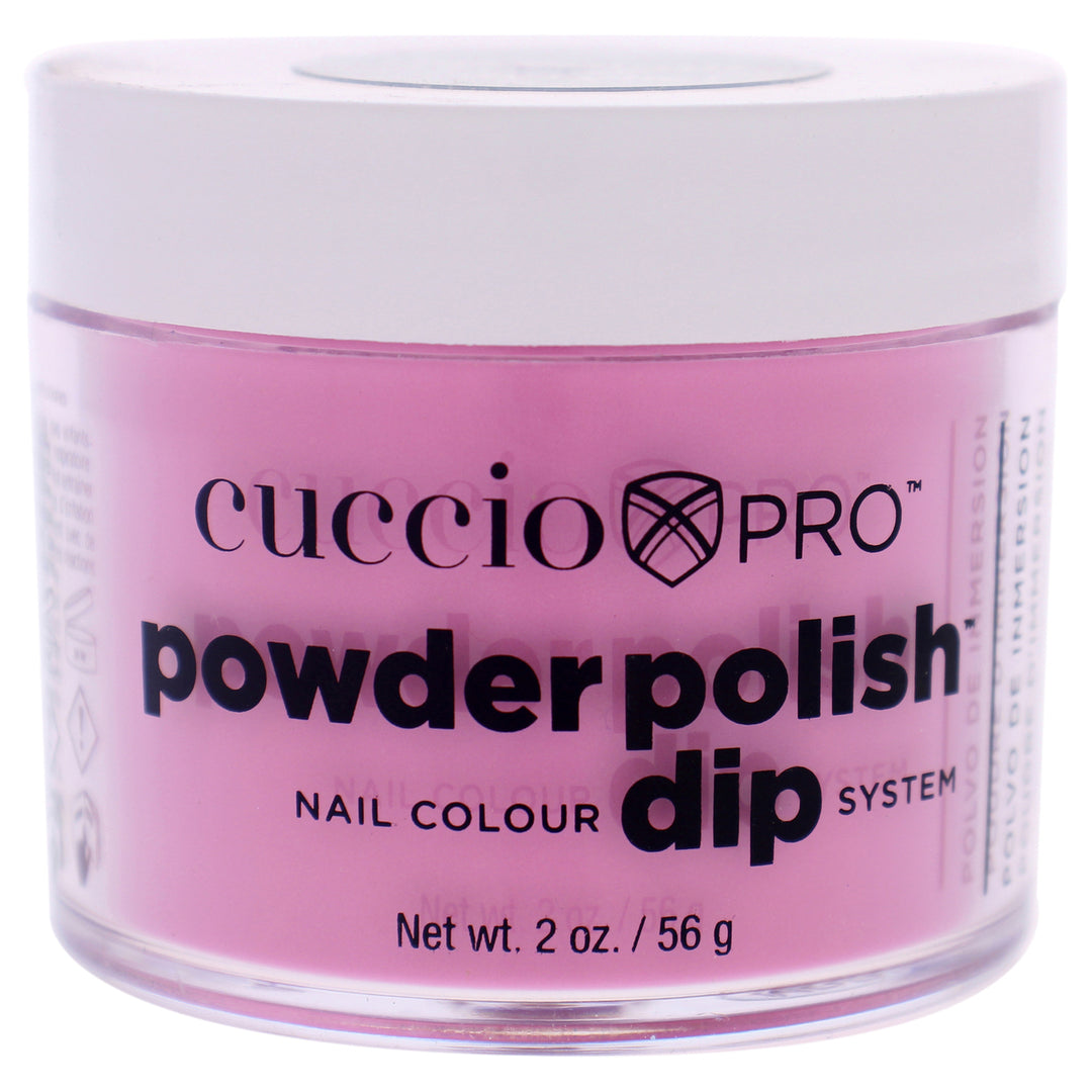 Cuccio Colour Pro Powder Polish Nail Colour Dip System - Bright Pink Nail Powder 1.6 oz Image 1