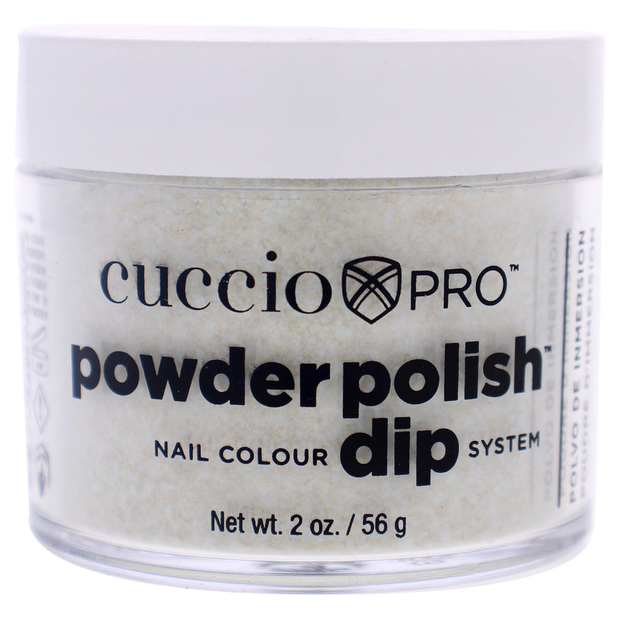 Cuccio Colour Pro Powder Polish Nail Colour Dip System - Gold Glitter Nail Powder 1.6 oz Image 1