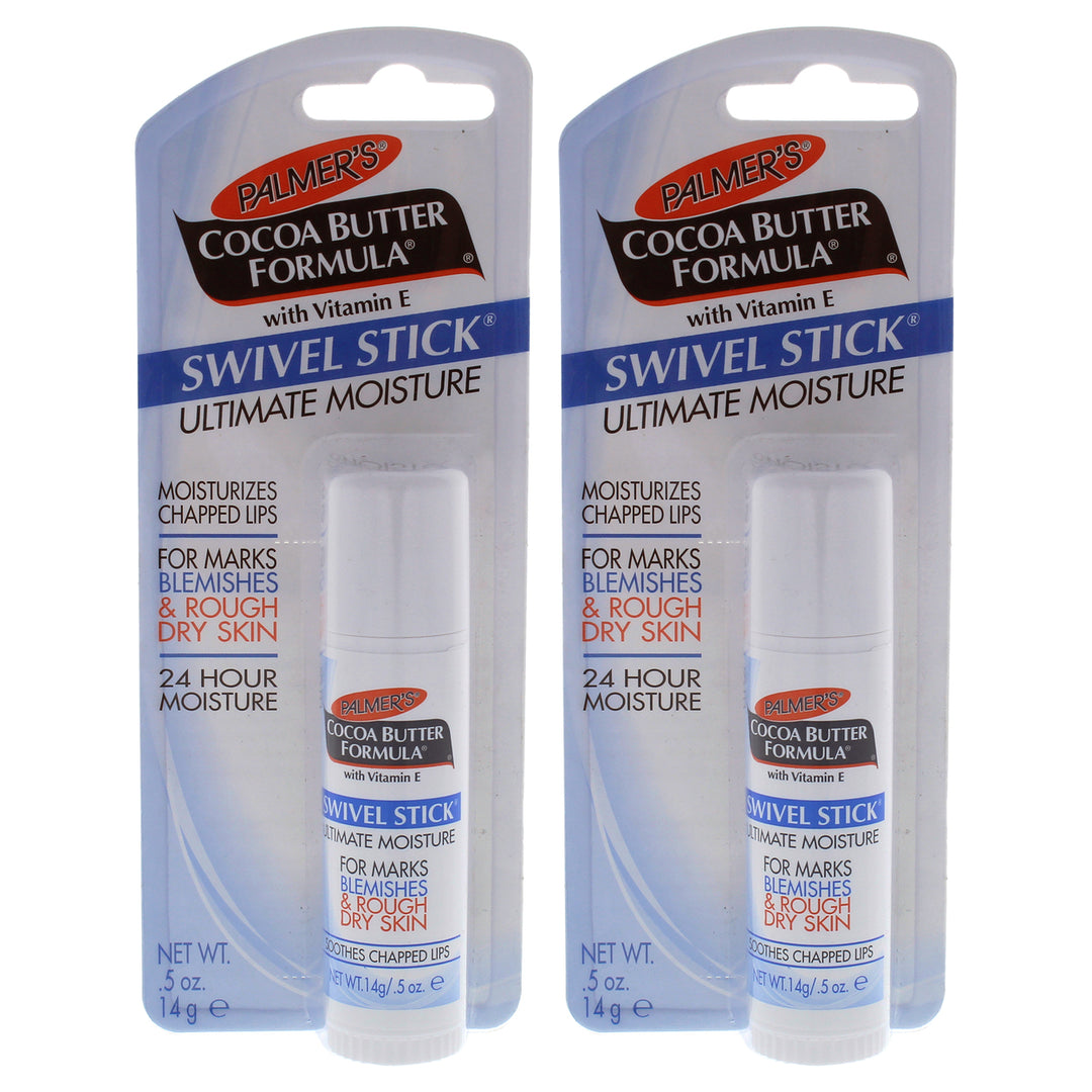 Palmers Cocoa Butter Formula Swivel Stick - Pack of 2 Chap Stick 0.5 oz Image 1