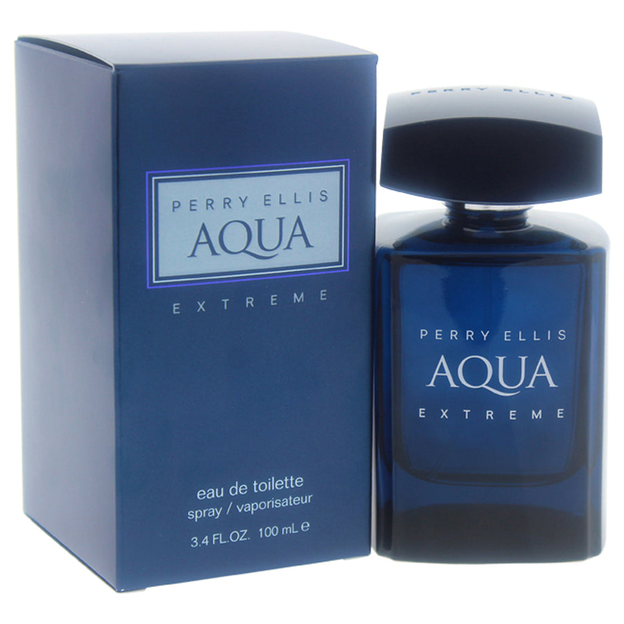 Perry Ellis Men RETAIL Perry Ellis Aqua Extreme 3.4 oz Image 1