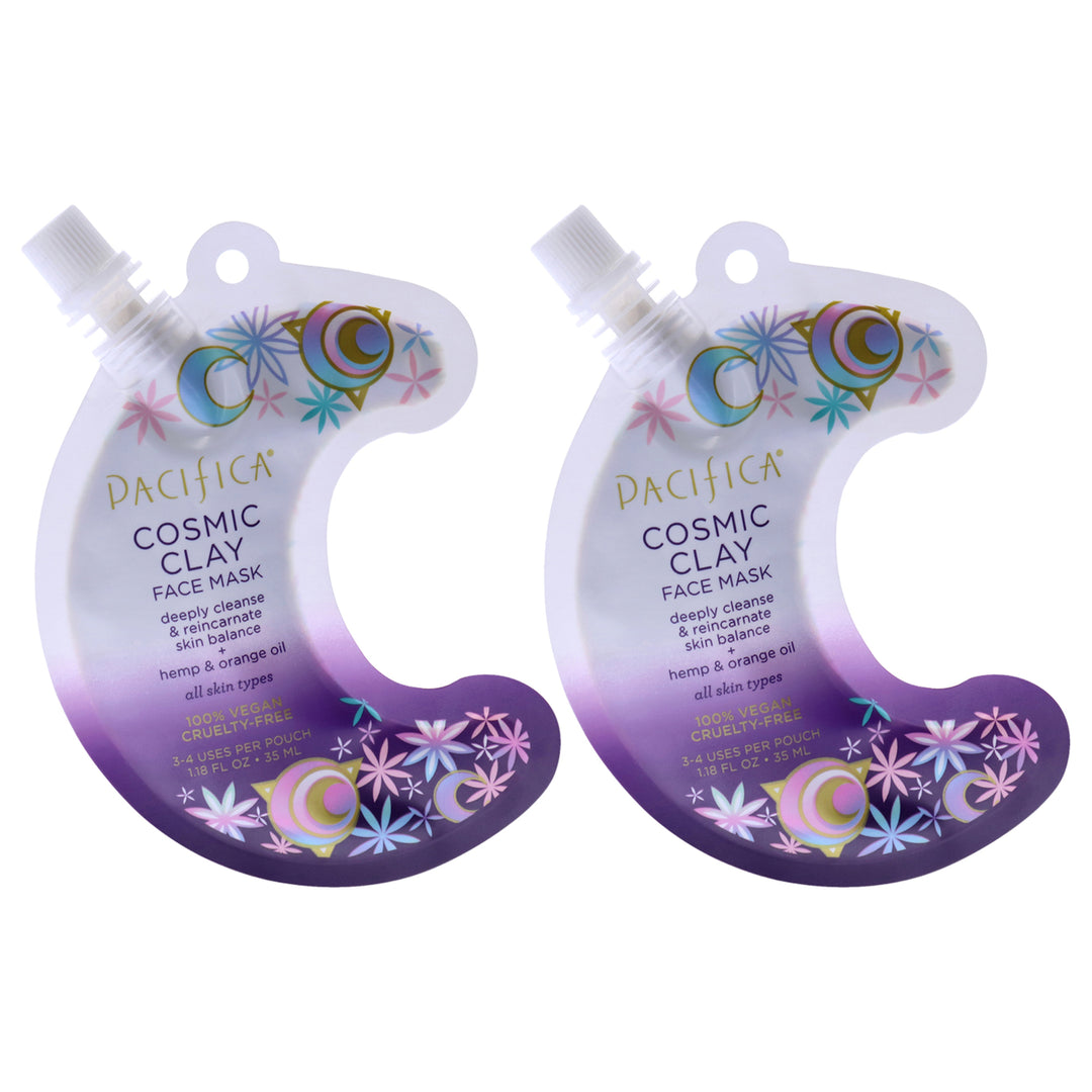 Pacifica Cosmic Clay Face Mask - Pack of 2 1.18 oz Image 1