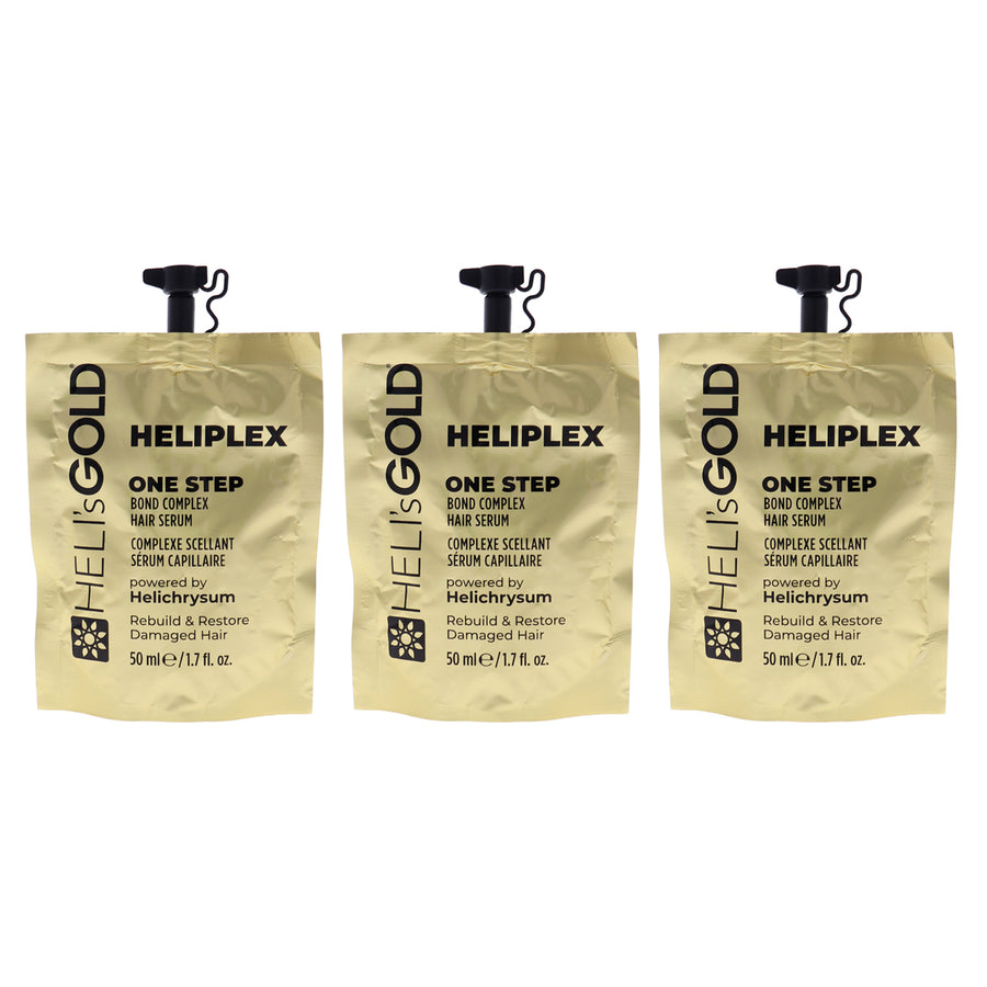 Helis Gold Heliplex One Step Hair Serum - Pack of 3 1.7 oz Image 1