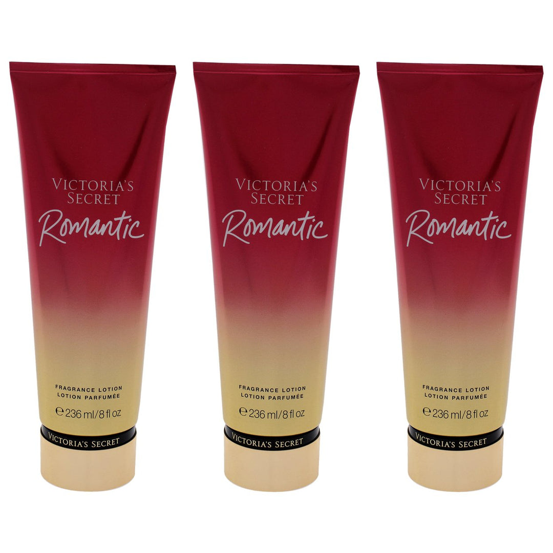 Victorias Secret Romantic Fragrance Lotion - Pack of 3 Body Lotion 8 oz Image 1