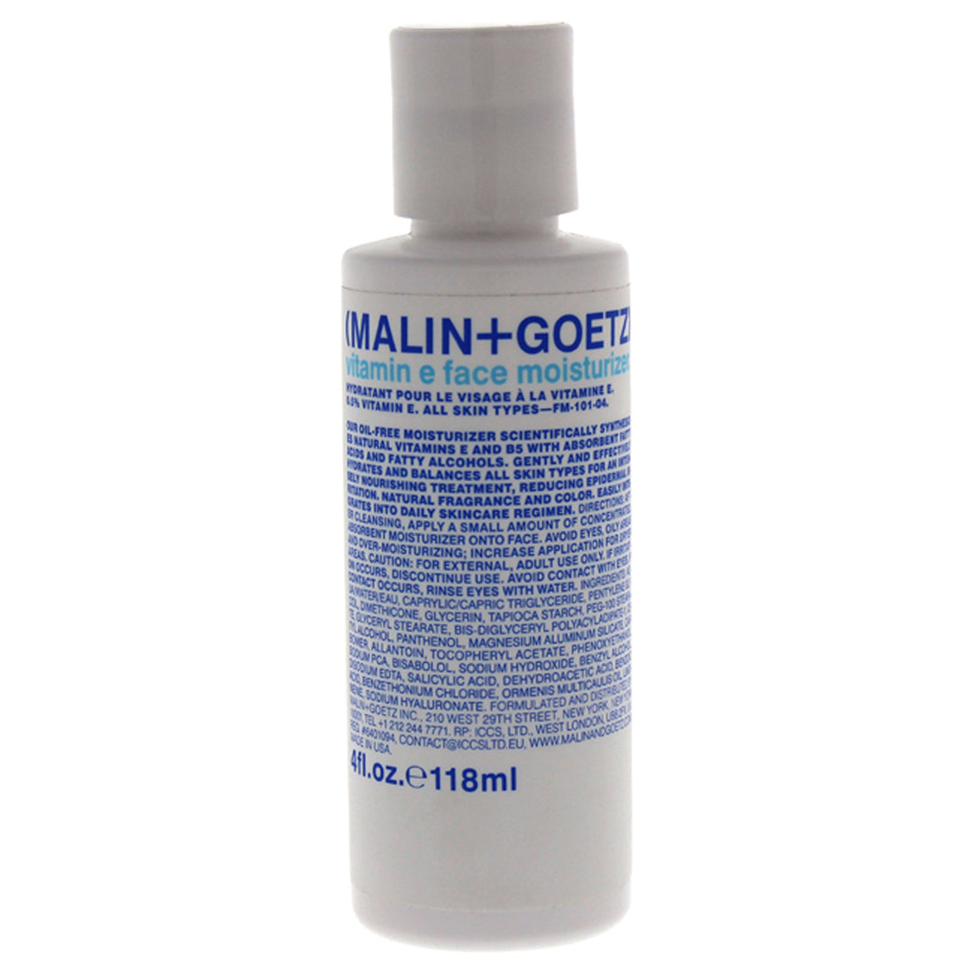 Malin + Goetz Men SKINCARE Vitamin E Face Moisturizer 4 oz Image 1