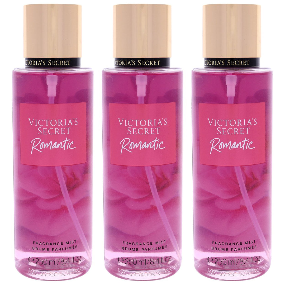 Victorias Secret Romantic Fragrance Mist - Pack of 3 8.4 oz Image 1