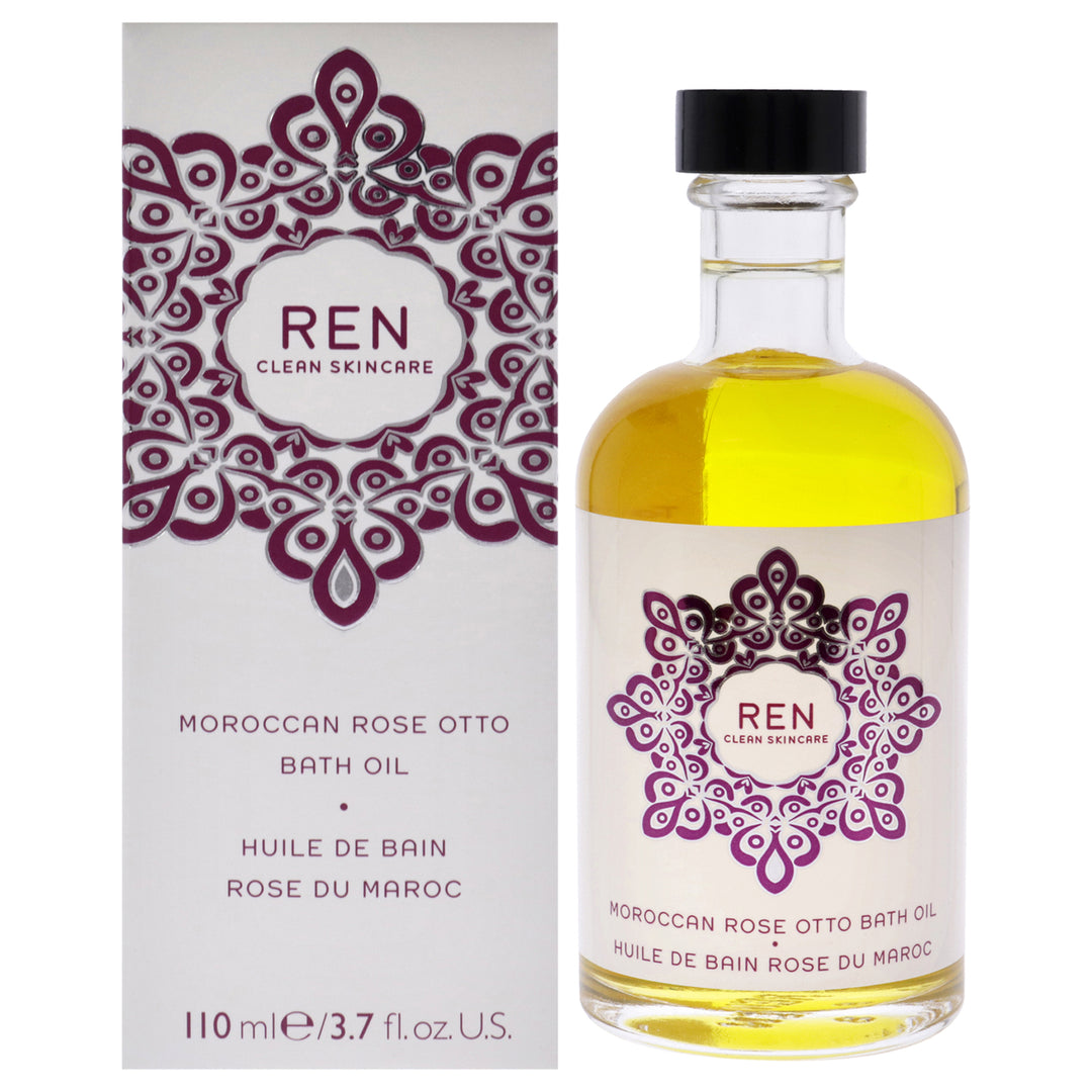 Ren Moroccan Rose Otto Bath Oil 3.7 oz Image 1