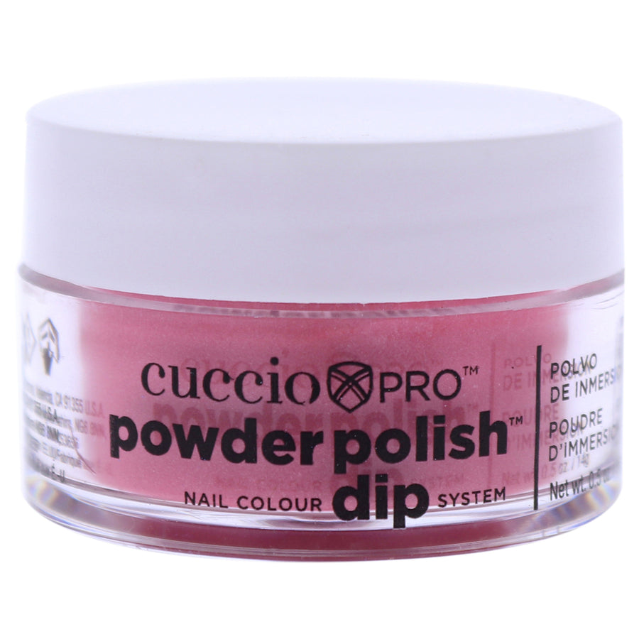 Cuccio Colour Pro Powder Polish Nail Colour Dip System - Rose with Rainbow Mica Nail Powder 0.5 oz Image 1