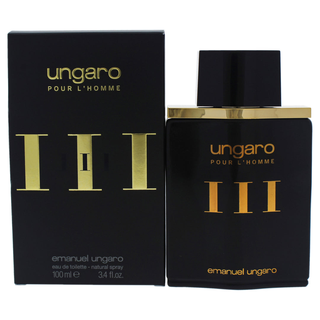 Emanuel Ungaro Men RETAIL Ungaro III 3.4 oz Image 1