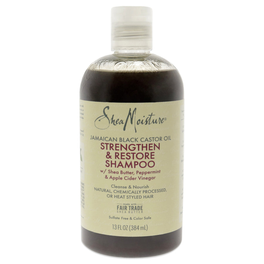 Shea Moisture Jamaican Black Castor Oil StrengthenGrow and Restore Shampoo Shampoo 13 oz Image 1