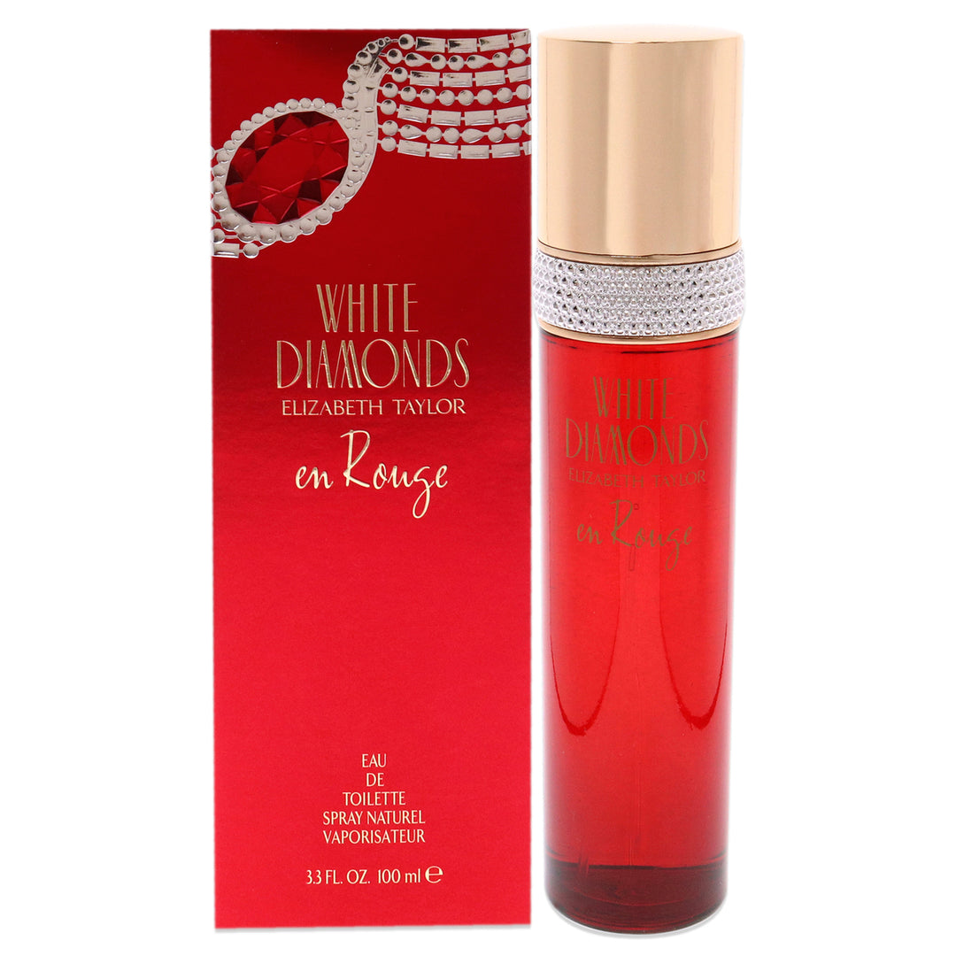 Elizabeth Taylor White Diamonds En Rouge EDT Spray 3.3 oz Image 1