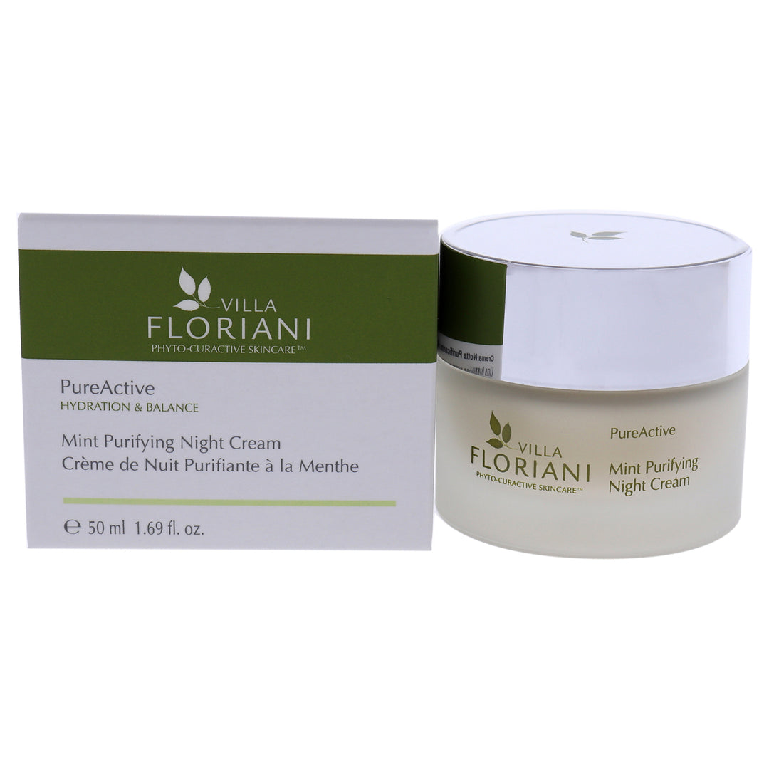 Villa Floriani PureActive Purifying Night Cream - Mint 1.69 oz Image 1