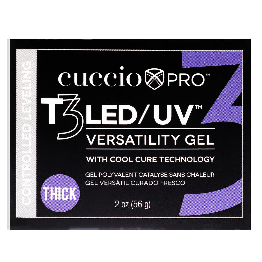 Cuccio Pro T3 Cool Cure Versatility Gel - Controlled Leveling Opaque Blush Pink Nail Gel 2 oz Image 1