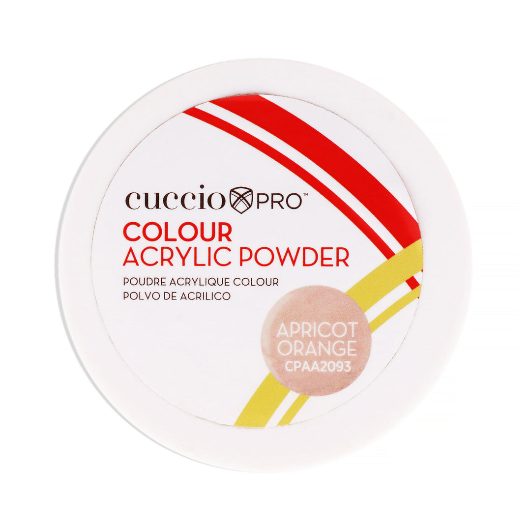 Cuccio PRO Colour Acrylic Powder - Apricot Orange 1.6 oz Image 1