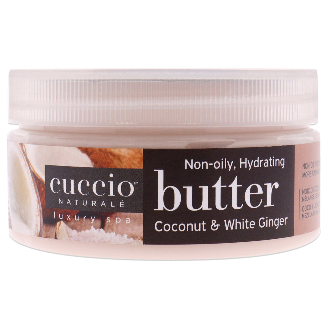 Cuccio Naturale Butter Blend - Coconut and White Ginger Body Lotion 8 oz Image 1