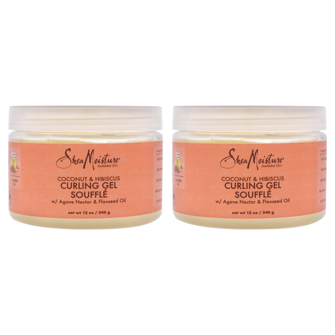 Shea Moisture Coconut and Hibiscus Curling Gel Souffle - Pack of 2 12 oz Image 1