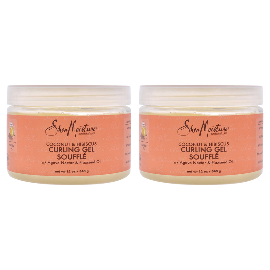 Shea Moisture Coconut and Hibiscus Curling Gel Souffle - Pack of 2 12 oz Image 1