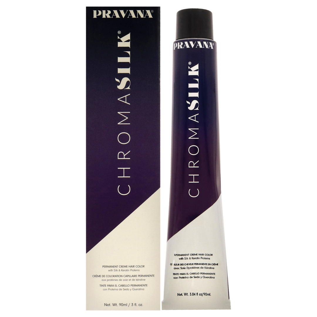 Pravana ChromaSilk Creme Hair Color - 7.52 Mahogany Beige Blonde 3 oz Image 1