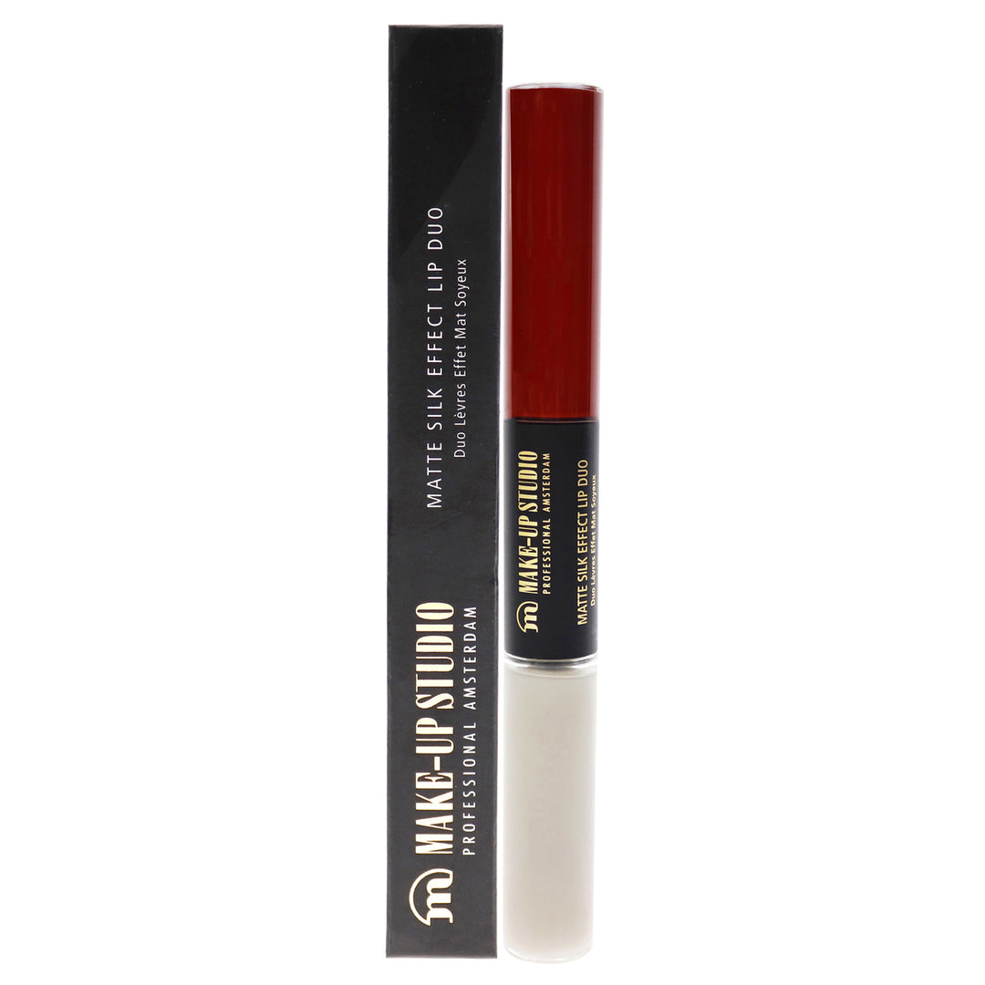 Make-Up Studio Matte Silk Effect Lip Duo - Sincerely Red Lipstick 0.2 oz Image 1