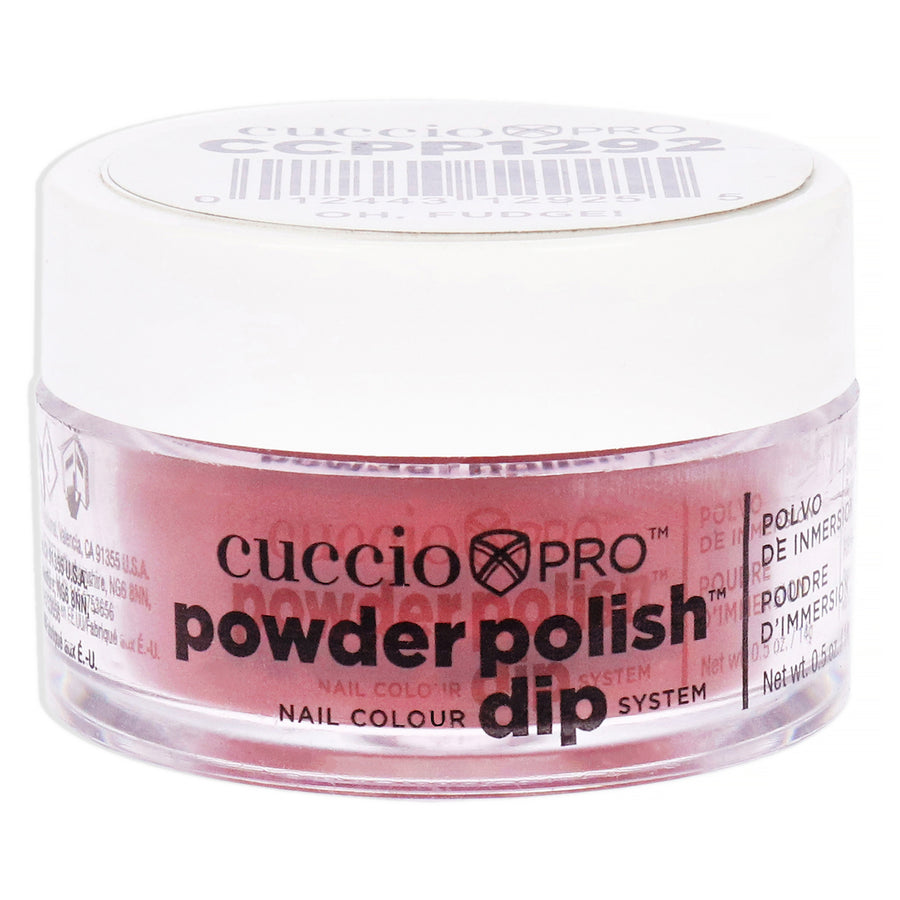 Cuccio Colour Pro Powder Polish Nail Colour Dip System - Oh Fudge Nail Powder 0.5 oz Image 1