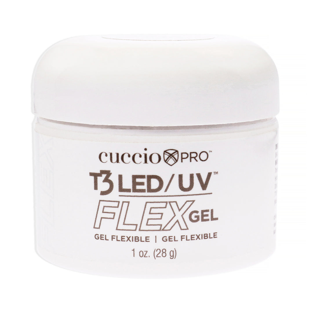 Cuccio Pro T3 LED-UV Flex Gel - White Nail Gel 1 oz Image 1