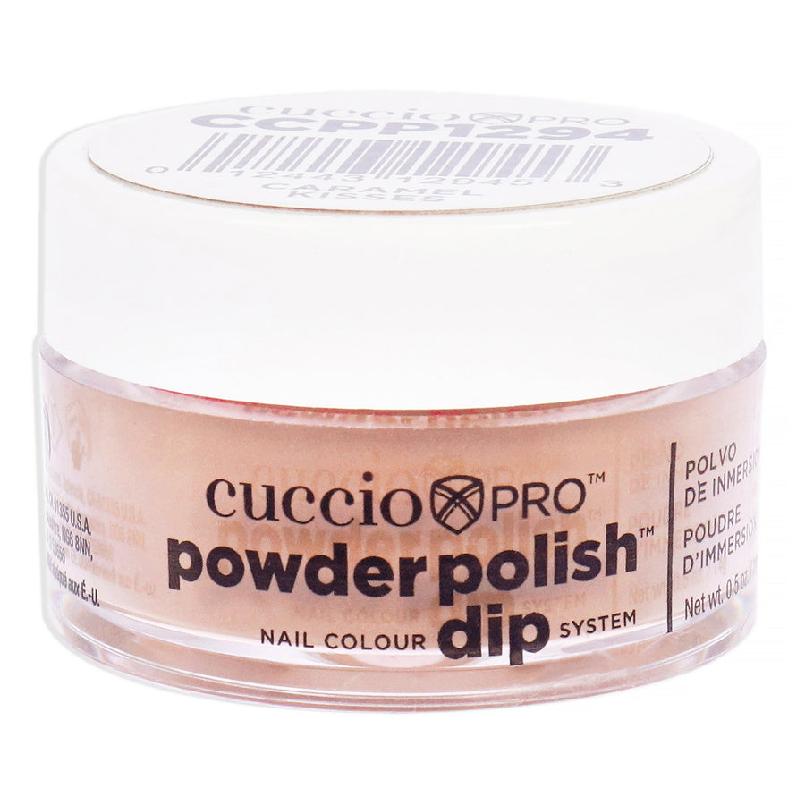 Cuccio Colour Pro Powder Polish Nail Colour Dip System - Caramel Kisses Nail Powder 0.5 oz Image 1