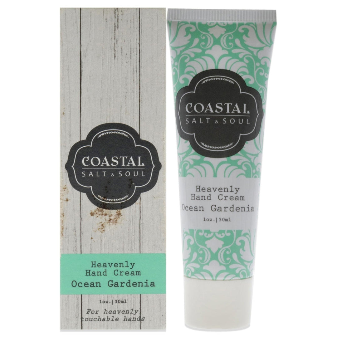 Coastal Salt and Soul Heavenly Hand Cream - Ocean Gardenia 1 oz Image 1