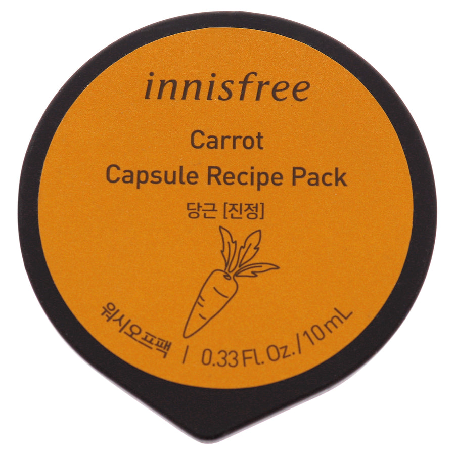 Innisfree Capsule Recipe Pack Mask - Carrot 0.33 oz Image 1