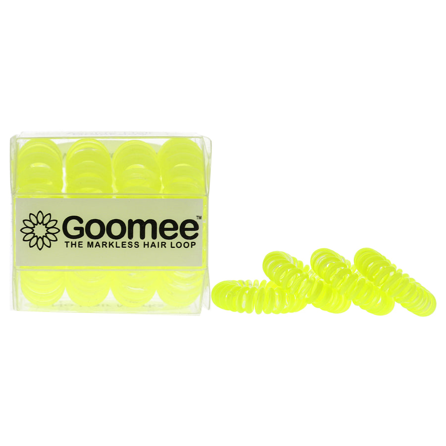 Goomee The Markless Hair Loop Set - Yolo Yellow Hair Tie 4 Pc Image 1