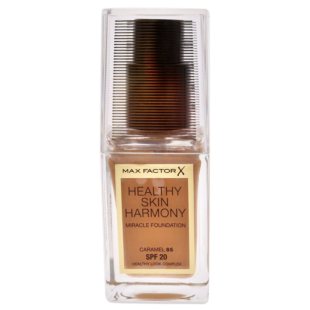 Max Factor Healthy Skin Harmony Miracle Foundation SPF 20 - 85 Caramel 1 oz Image 1