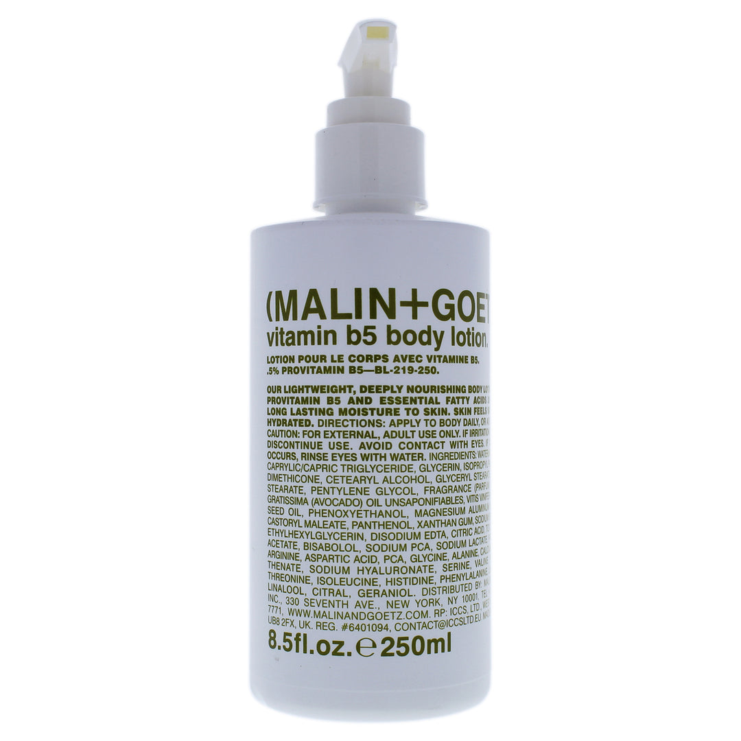 Malin + Goetz Unisex BATHBODY Vitamin B5 Body Lotion 8.5 oz Image 1