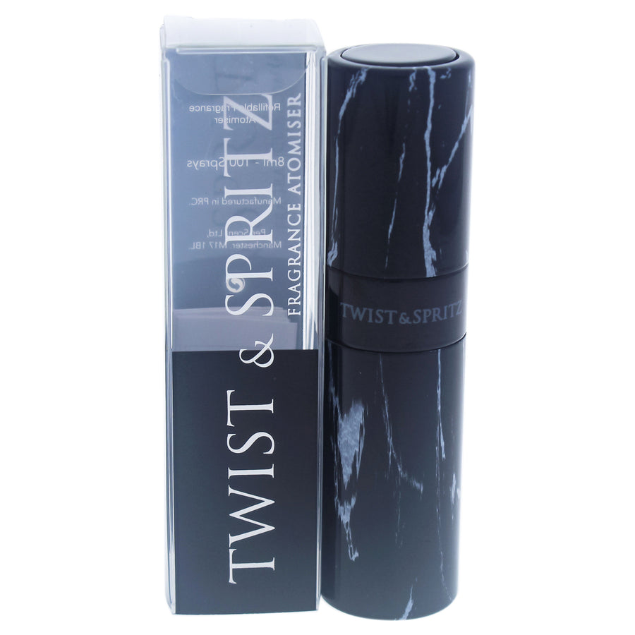 Twist and Spritz Atomiser - Black Marble 8 ml 8 ml Image 1