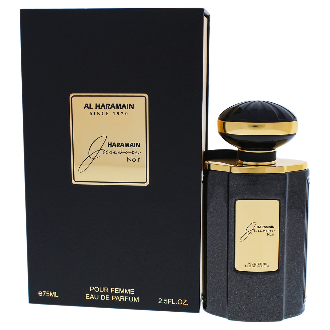 Al Haramain Junoon Noir EDP Spray 2.5 oz Image 1