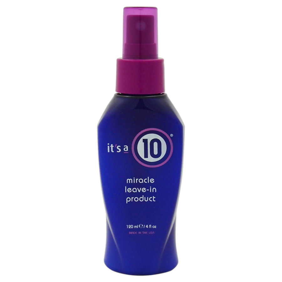 Its A 10 Unisex HAIRCARE Miracle Leave-In Product 4 oz Image 1