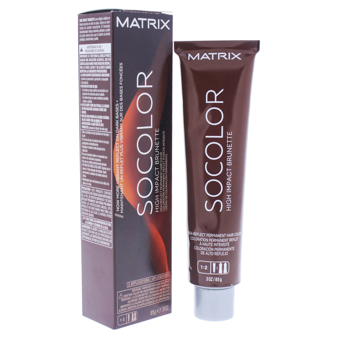 Matrix Socolor High Impact Brunette Color - GG33 Gold Gold Hair Color 3 oz Image 1