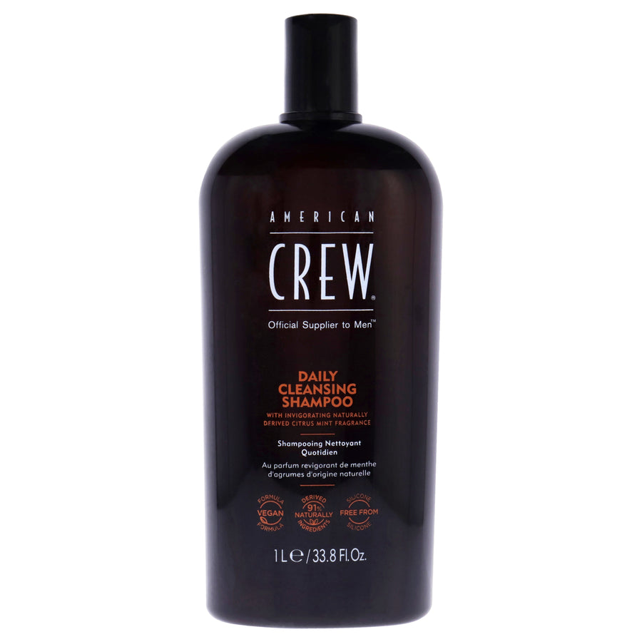 American Crew Men HAIRCARE Daily Cleansing Shampoo 33.8 oz Image 1