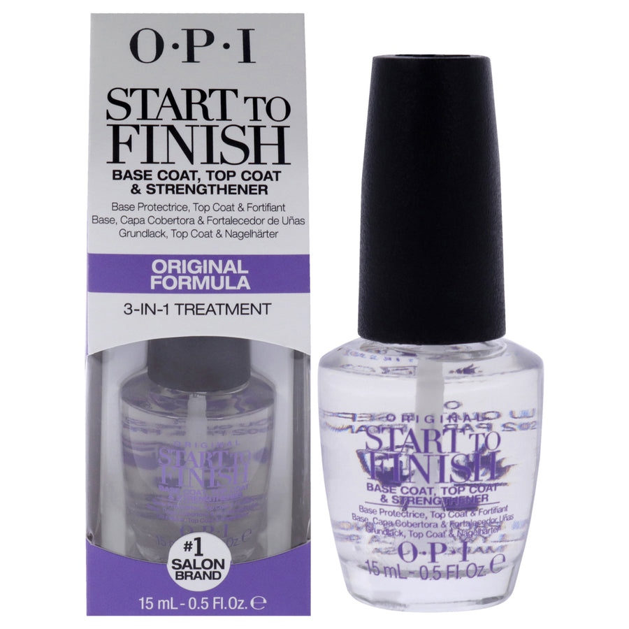 O.P.I Start to Finish Base and Top Coat Strengthener -  NT T70 Nail Strengthener 0.5 oz Image 1