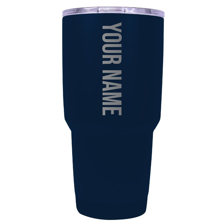 Customizable Laser Etched 24 oz Insulated Stainless Steel Tumbler Personalized with Custom Name or Message Image 1