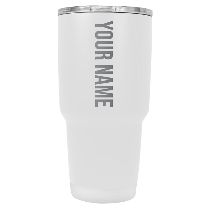 Customizable Laser Etched 24 oz Insulated Stainless Steel Tumbler Personalized with Custom Name or Message Image 1